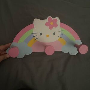 Vintage Hello Kitty Wood Wall Hanger